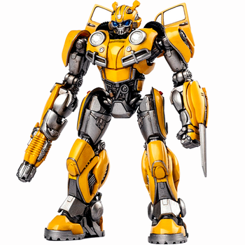 男孩机器人玩具 生日圣诞礼物 小号手 變形金剛 大黄蜂 拼装模型,拼装