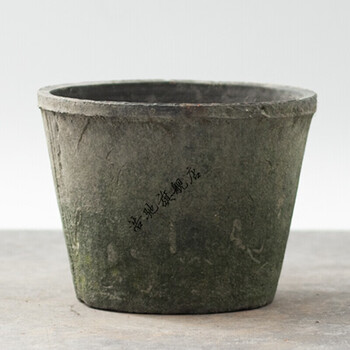 瓦盆小矮筒粗陶多肉花盆创意肉肉植物小花盆复古透气红陶土盆泥瓦盆浩