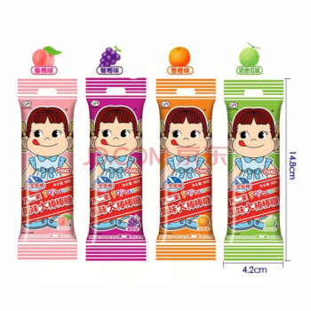 不二家棒棒糖牛奶混合口味大棒棒糖 创意可爱盒装糖果网红零食 奶茶