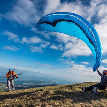 京选好物滑翔伞单人芥末飞行gin珍6单人安新手初ena滑翔伞装备伞头
