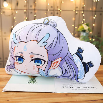 周边哪吒魔童降世公仔龙王敖丙毛绒玩偶抱枕娃娃女生 委屈敖丙抱枕 45