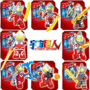 乐高教育积木小人仔复仇者钢铁侠人偶幻影忍者狼人杀盲盒拼装玩具