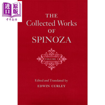 斯宾诺莎作品集第一卷 英文原版 The Collected Works of Spinoza I