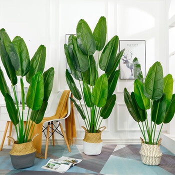 办公室大堂花装饰摆件假盆栽绿植北欧大型树家居装饰假树仿真树花艺