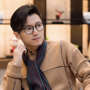 网红眼镜明星同款谢霆锋同款眼镜时尚进口板材全框近视眼镜架眼镜框不