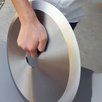 圆形刀胶带纸管分条分切机刀片皮革橡胶熔喷布分切平圆刀 Φ250*Φ32*