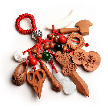 文昌笔如意葫芦木雕工艺品儿童宝宝随身携带类型二男刻字款13849n5