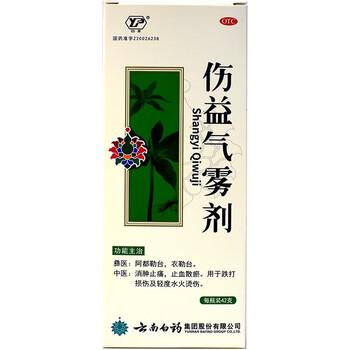 云南白药 伤益气雾剂 气雾剂 42g 活血散瘀消肿止痛用于跌打损伤瘀血