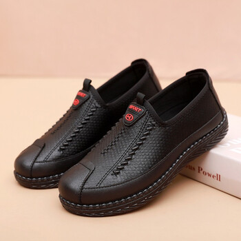 北京布鞋女妈妈鞋防滑软底休闲舒适奶奶鞋单鞋中老年人老太太鞋黑色35