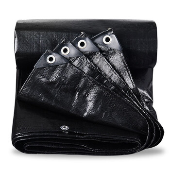 源兴(yuanxing)遮阳布篷布黑色 户外加厚防雨布防晒隔热布防水雨布