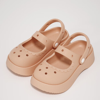 蓓优女童凉鞋夏款包头洞洞鞋防滑洋气中大童公主新款女孩凉鞋儿童拖鞋