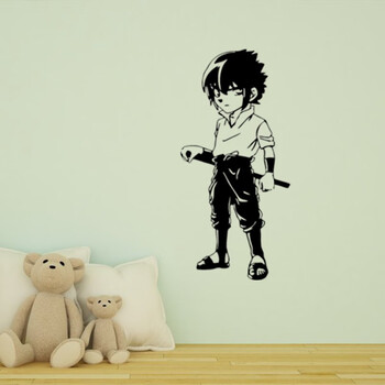 鹿丸q版动漫海报贴画男生寝室卧室床头橱窗装饰防水可爱卡通人物墙贴