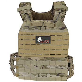 crossfit维京体能训练马甲负重多用途可附加钢板战术背心511装备 迷彩