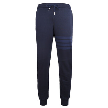 汤姆 布朗(thom browne) 男tb四条纹棉质休闲束脚运动卫裤 mjq008a