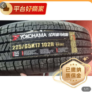 优科豪马横滨全新原厂配套轮胎22565r17102hg91at原配日产奇骏
