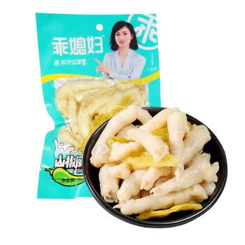乖媳妇山椒凤爪70g*10包泡椒味凤爪辣鸡爪重庆特产零食小吃办公室休闲