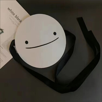 dream面具我的世界梦幻梦想面具dreammask周边微笑面具万圣节丝带款可