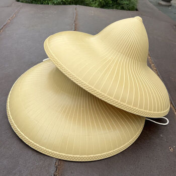 尚恋新品草帽农民防水斗笠帽遮雨户外防晒男女通用四季可戴田园劳动大