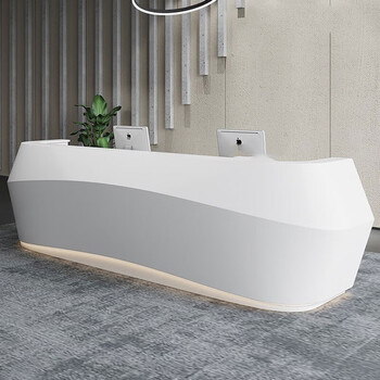 pujxy烤漆办公前台收银台公司接待台吧台迎宾台酒店大堂收银台美容院