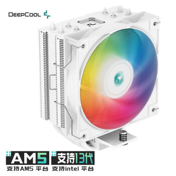 ݷDEEPCOOL400 V5 CPUɢARGBʽ4̨ͭʽԾ1700 400 V5ѩ ARGBɫ