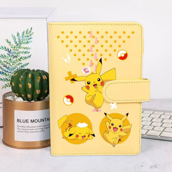 皮卡丘周边手账本笔记本活页夹日记本卡通本子宝可梦礼物文具女