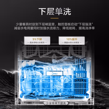 达人评:美的洗碗机K6参数口碑怎样，到手满意的很！