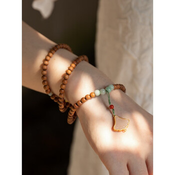 御大师印度老山檀香手串木手链佛珠念珠文玩原创设计保真老料105mm