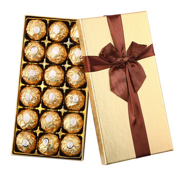 费列罗巧克力礼盒装金沙生日礼物送男女友零食创意520女神节礼物金色