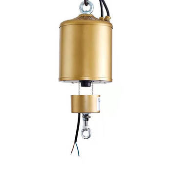 厂房仓库球馆商场高空工矿灯筒灯吊灯电动滑轮遥控灯具小型升降器