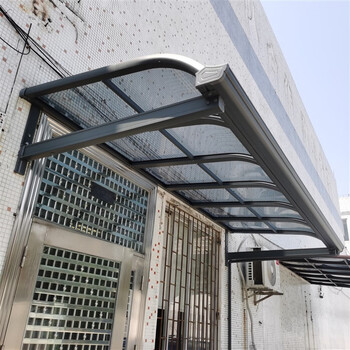 翩翩思汝户外的耐力板雨棚 铝合金雨棚雨搭 户外阳台遮阳棚庭院耐力板