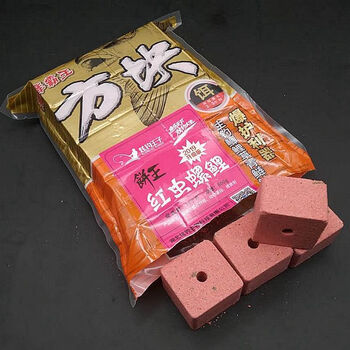 e澎霸夹饼钩鱼饵酒香玉米大胖头水怪罗非草鱼鲤鱼饵料抛竿方块饼音然