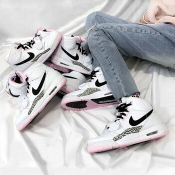 jordan女鞋air  legacy aj312白绿兔年生肖款篮球鞋 at4040-106/樱花