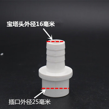 溥畔宝塔头vc水管配件水箱软管快接头变径直通鱼缸上下水管塑料管件