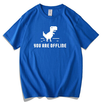 谷歌网页404断网恶搞男女大码googleit宽松短袖t恤蓝色谷歌404xs160