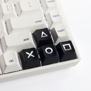 lieve 方向键上下左右abs机械键盘个性透光键帽 r1高度 psp键帽 红黑