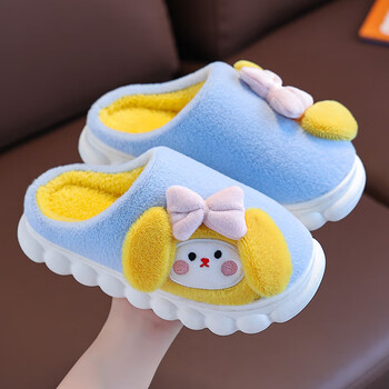 品抉棉拖鞋儿童女812s岁女童棉拖鞋可爱防滑大童小学生室内男童保暖
