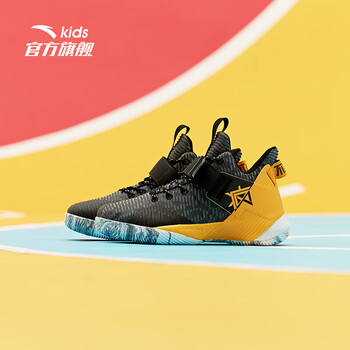 【安踏31931110】安踏(anta)儿童童鞋男中大童汤普森kt要疯系列篮球鞋