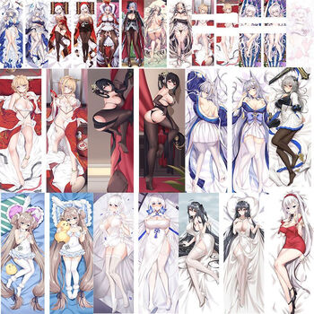 执爱捡漏原神抱枕等身抱枕碧蓝航线等身抱枕套二次元美少女抱枕普通款