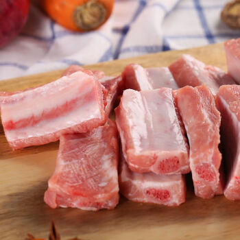 新鲜纯肋排条新鲜精品5斤猪排骨猪肋排小排猪排骨肉肋排2斤诺斯食美3