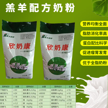 小羔羊哺乳器奶嘴羊羔补奶壶动物小仔猪崽喂奶瓶喂奶桶10升不存奶 羊奶粉4斤