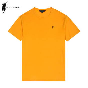 polosport短袖t恤男圆领套头刺绣小马标上衣休闲简约体恤男装纯色半袖