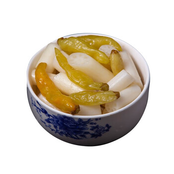 我为虾狂泡藕带酸辣脆泡椒藕带藕尖湖北特产下饭菜开袋即食商用家用泡