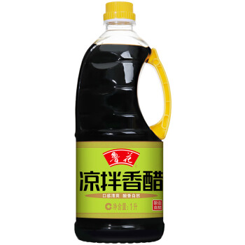 鲁花凉拌香醋1L/瓶 厨房食用醋家用调料调味品纯粮食酿造糯米醋