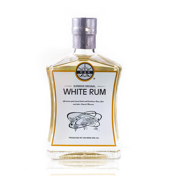 阿道克黑朗姆酒烘焙小瓶200ml提拉米苏冰淇淋基调酒小瓶古巴洋酒白色