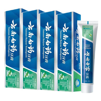 云南白药牙膏薄荷清爽型230g缓解牙龈牙齿出血口腔问题清新口气 劲爽