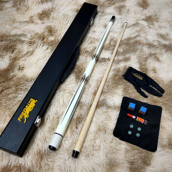 野豹台球杆中式黑八小头杆斯诺克大头九球分体杆盒套装级一整套装大头