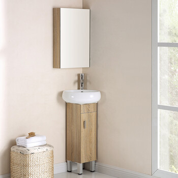 三角洗手盆柜组合北欧落地迷你小户型浴室柜组合三角柜洗脸洗手洗漱台