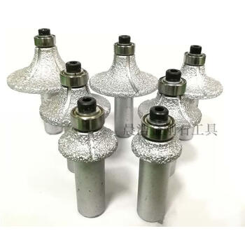 定制圆角刀金刚石磨头石英石刀头台中盆修边大理石铣刀石材磨边半 r5