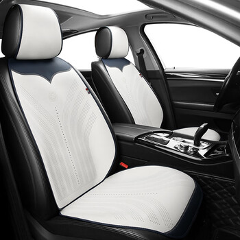 汽车坐垫翻毛皮马鞍垫夏季通用座垫防滑透气小蛮腰凉垫适用于 打孔