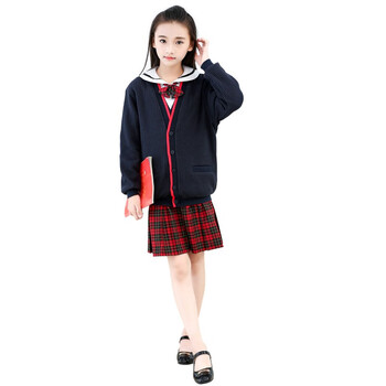 深圳小学生礼服秋装冬装礼服校服套装毛衣外套长裤裙长袖衬衫男女 小